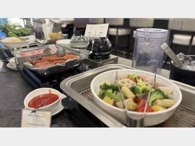 温野菜＆ソーセージ(朝食)