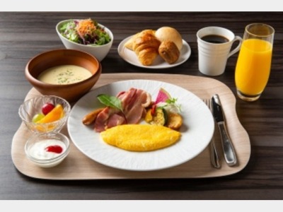 朝食イメージ　洋食プレート一例