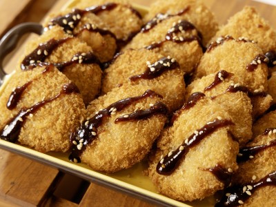 【朝食】味噌カツ