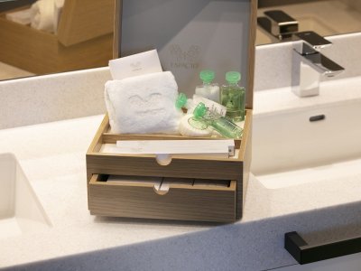 「エスパシオ」　BVLGARIのバスアメニティ