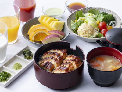 【朝食】＜ひつまぶし＞選べるメインメニュー1品