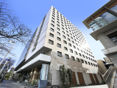 リッチモンドホテル名古屋納屋橋：<昼間：納屋橋からの外観>