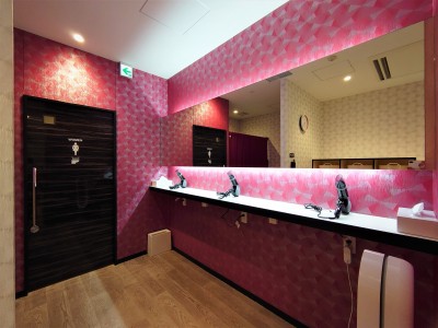 女性大浴場　脱衣所