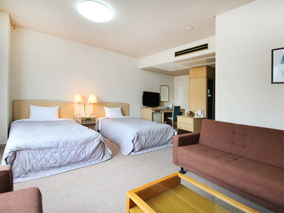 ツインルームB［110cmベッド2台+ソファベッド2台］