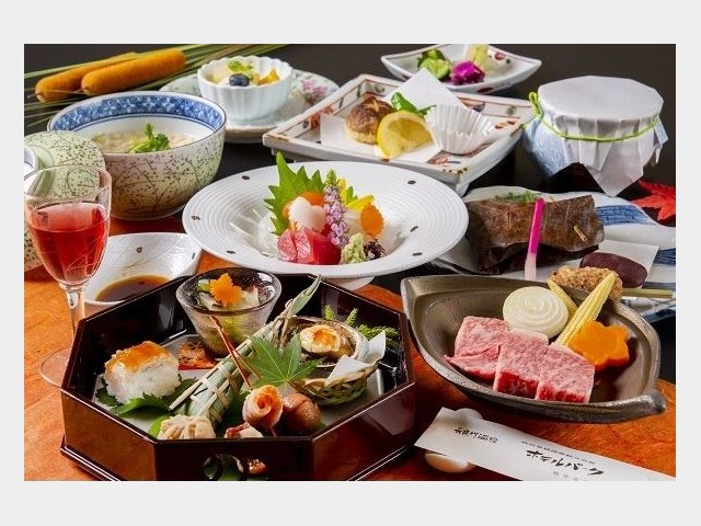 和牛陶板焼き付き会席料理 イメージ