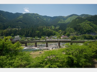 下呂温泉山形屋からの眺め