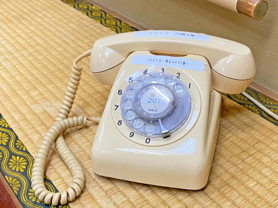 ◆昭和レトロなダイヤル式内線電話
