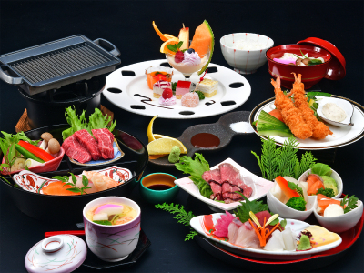 【食事】和洋折衷コース料理
