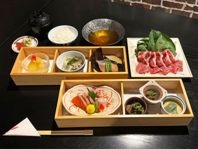 【食事】なっとく豚の味しゃぶ膳
