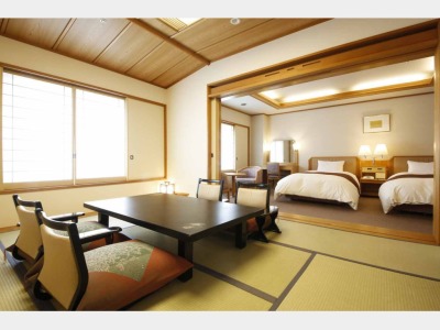 天領閣スタンダード和洋室【8畳+ツイン・禁煙】