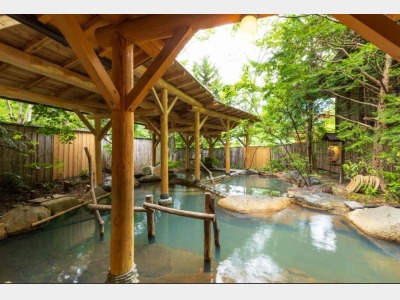 知足の湯(女)　露天風呂