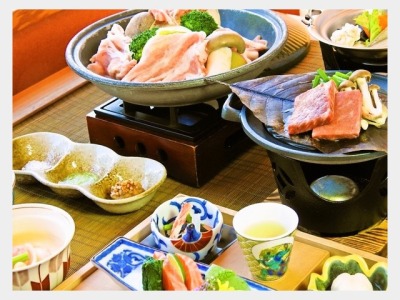 地元食材を使った和食会席（一例）