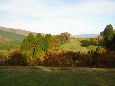 紅葉の１９番ホール