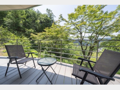 エグゼクティブルームのテラス