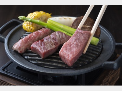 飛騨牛鉄板焼き