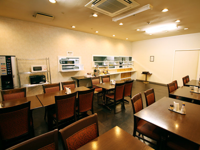 朝食会場