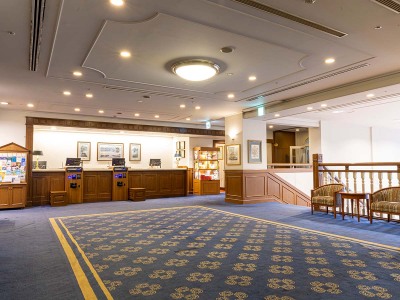 アメリカントラディッショナルの薫り漂う洗練されたロビー