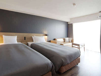 《North棟》デラックスツイン（25㎡）【with balcony】（一例）