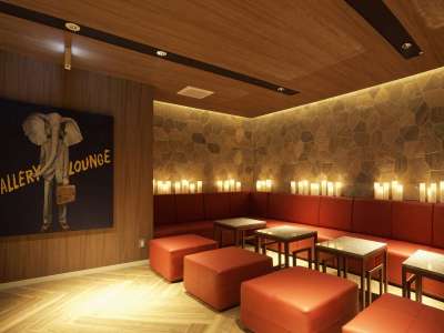 ■South棟ラウンジ■お風呂上がりは、フリードリンクで冷たいお飲物をどうぞ。待ち合わせスペースにも◎