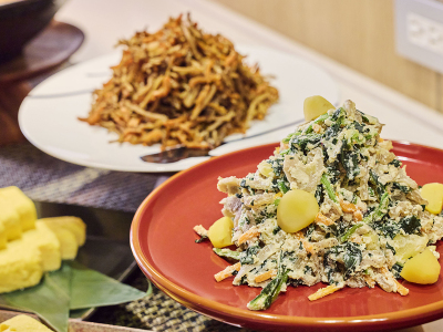 朝食ビュッフェ｜地元の恵みをたっぷり。心もお腹も満たされる、彩り豊かなおばんざい。