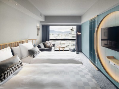 客室一例【禁煙】スーペリアツイン＆ソファベッド（３０㎡）