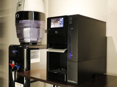 ■コーヒーサービス■  滞在中ご利用いただけるコーヒーマシン（１Fロビー）モーニングにもぜひ♪ 