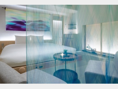 【デラックスキングルーム】キングサイズベッド