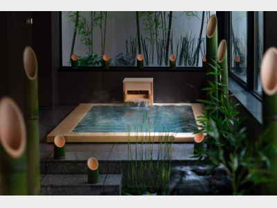 【バンブースイートルーム】全長2mの浴槽