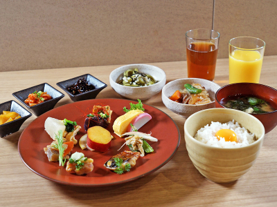 ＜朝食＞レイアウト一例 　※イメージ 
