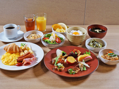 ＜朝食＞レイアウト一例 　※イメージ 