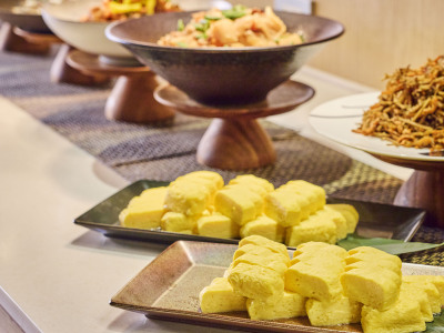 朝食ビュッフェ