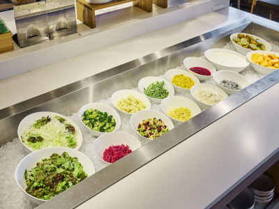 朝食ビュッフェ