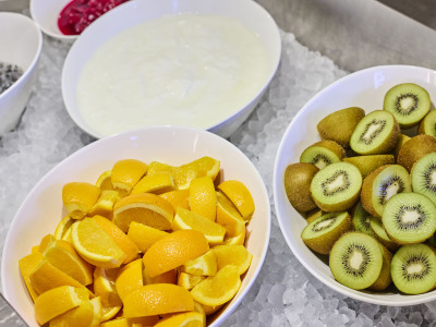 朝食ビュッフェ