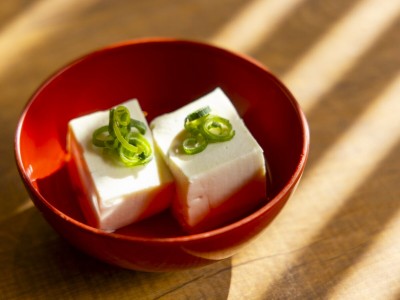 【朝食】「服部豆腐」を使用した冷奴