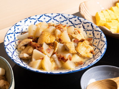 【朝食】おばんざいの一例です。