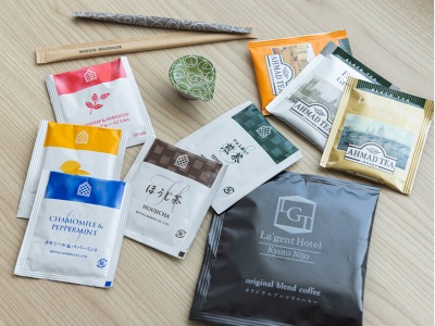 【アメニティ】種類が豊富な飲み物でほっと一息ついてください。