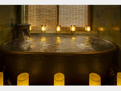 信楽焼浴槽　蒼空