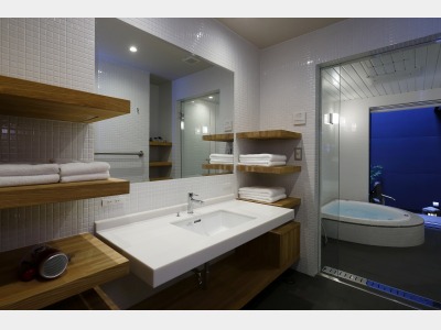 「お星」洗面所