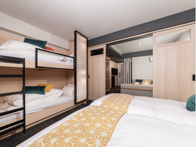 1ベッドルームファミリーアパートメント