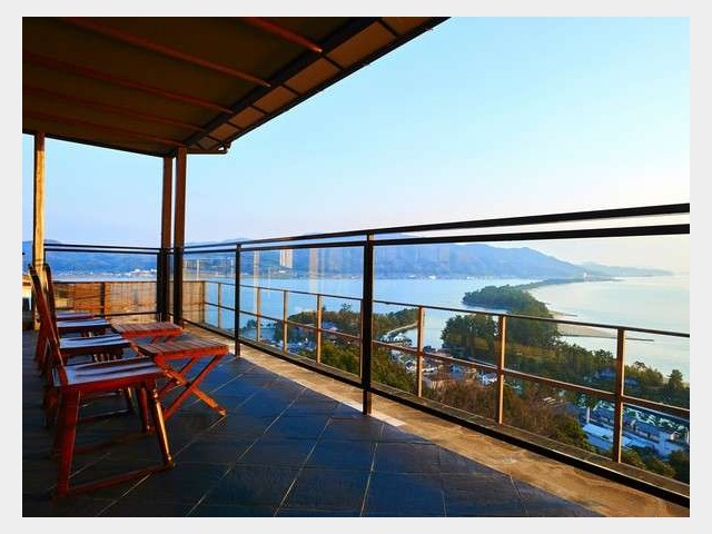 玄妙庵 ロビーから一望する日本三景「天橋立」は毎日違う表情が愉しめる