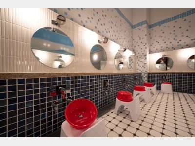 梅小路銭湯「ぽて湯」（洗い場）