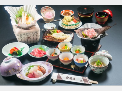 夕食グレードアップ（一例）