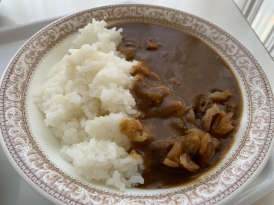 朝食カレー