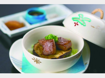夕食選べる1品チョイスメニュー：松阪牛サイコロステーキ