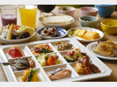 朝食バイキング 盛り付けイメージ