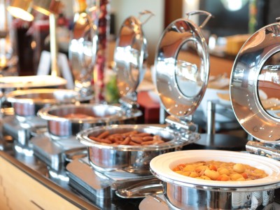 朝食：バイキング