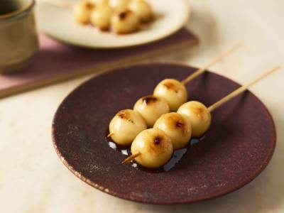 夕食：バイキング_みたらし団子