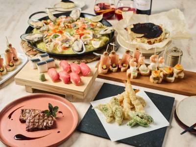 夕食：バイキング