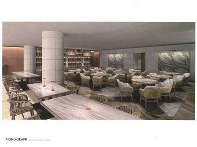 レストラン：コース料理会場　※イメージCG