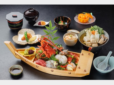 舟盛り付クエ会席